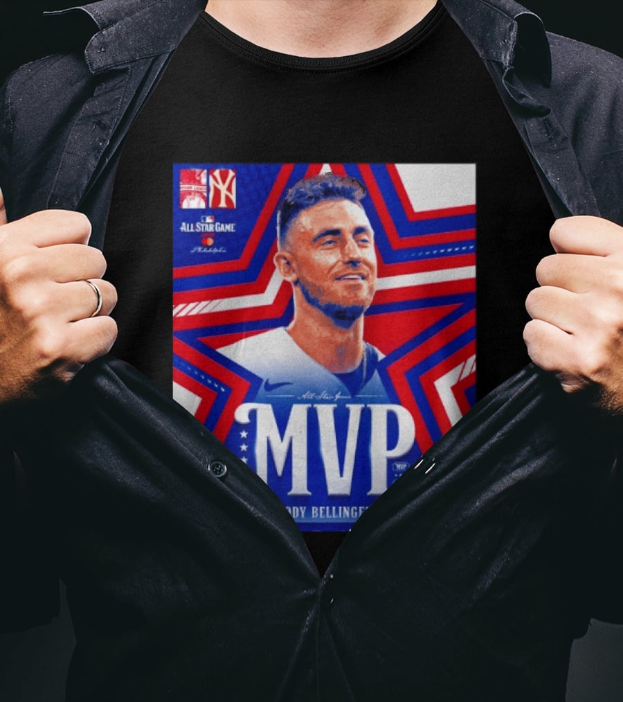 Cody Bellinger MVP 2026 MLB All Star Game Philadelphia Yankees Stars T-Shirt
