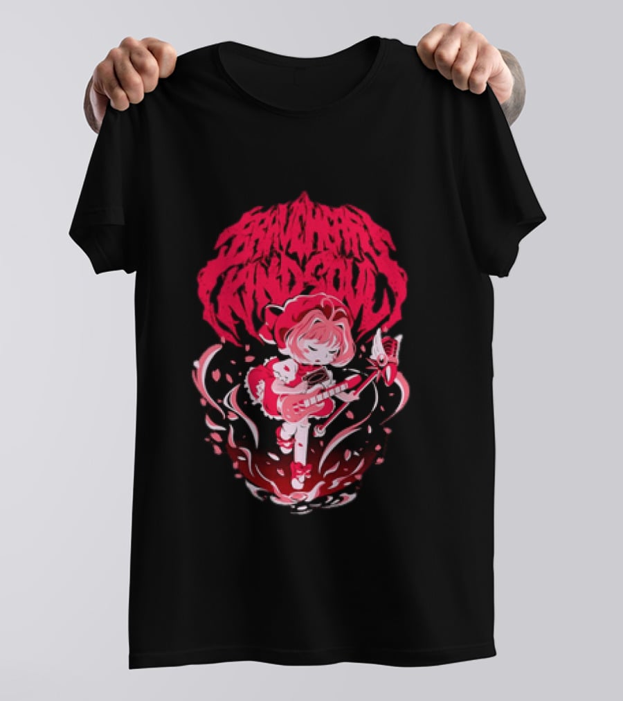Sakura Kinomoto Braveheart Kind Soul Anime Magic Wand Girl T-Shirt