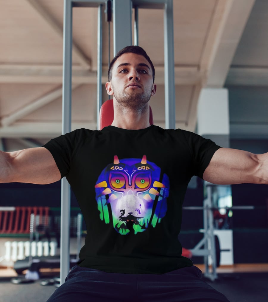 Majora's Mask Legend Of Zelda Skull Kid And Moon T-Shirt