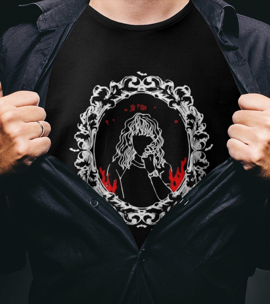 So Mordor It Is Lord Of The Rings Mirror Frame Flames T-Shirt