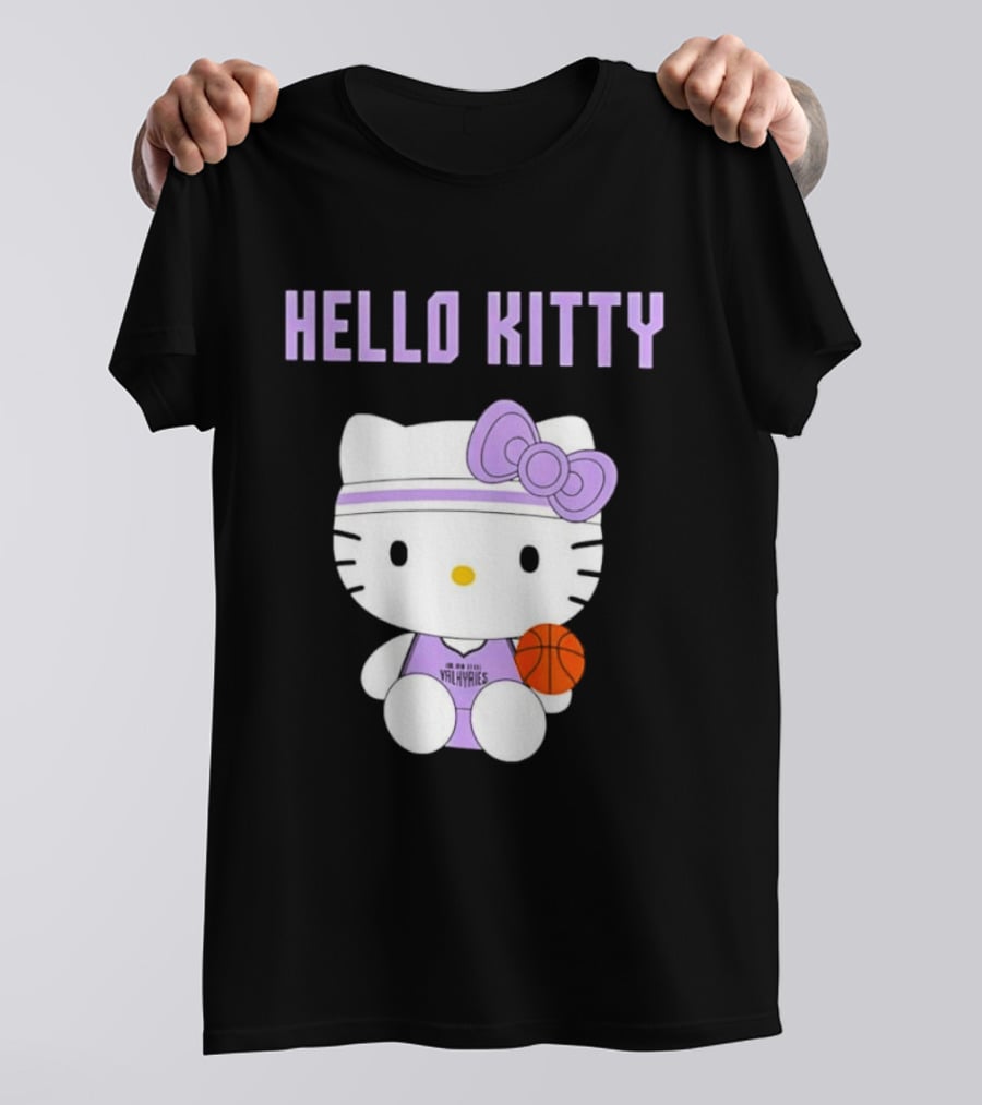 Hello Kitty Basketball Player Golden State Valkyries Collaboration T-Shirt