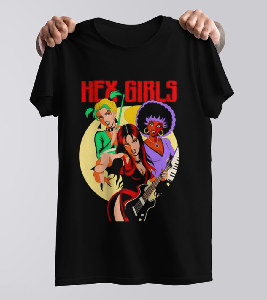 Hex Girls Scooby Doo Band Thorn Luna Dusk Animated Musical Trio T-Shirt