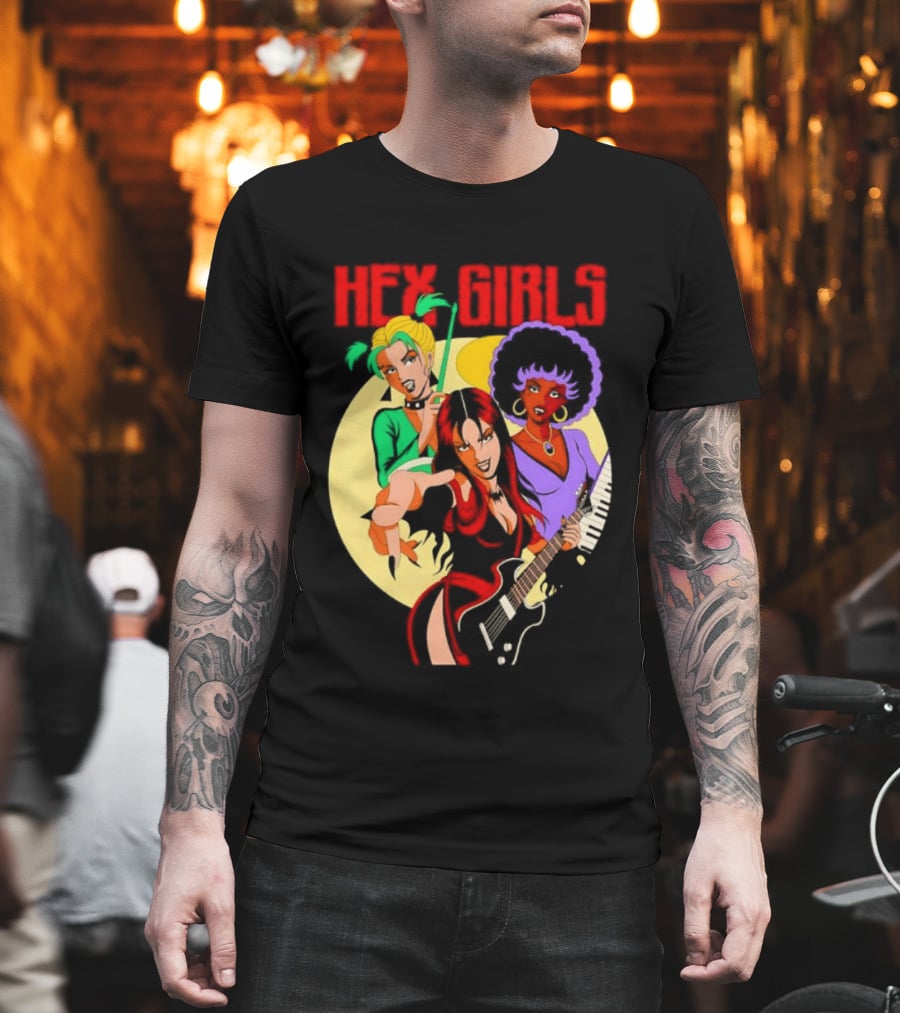 Hex Girls Scooby Doo Band Thorn Luna Dusk Animated Musical Trio T-Shirt