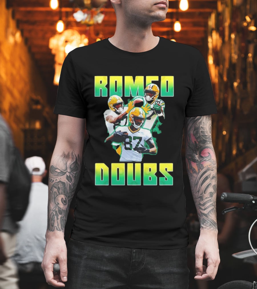 Green Bay Packers Football Romeo Doubs 87 Packers T-Shirt