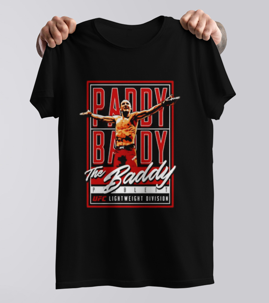 Paddy Pimblett The Baddy UFC Lightweight Division Fighter T-Shirt