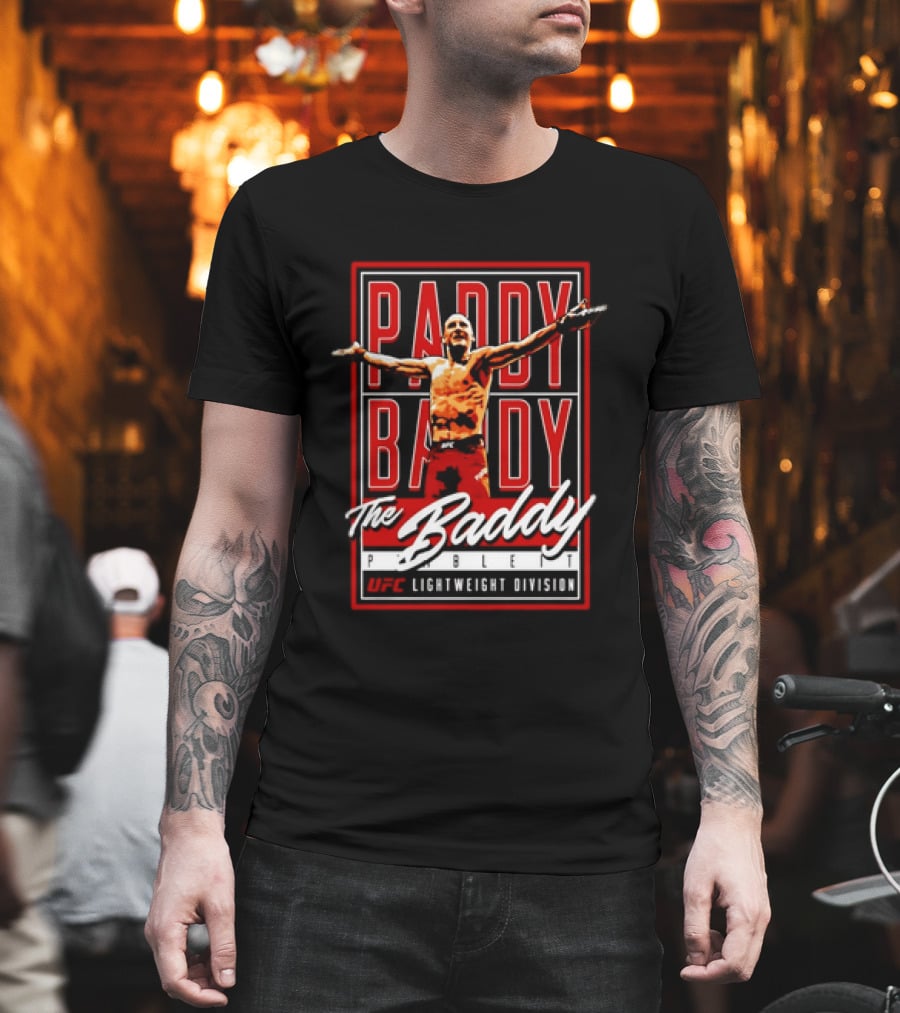 Paddy Pimblett The Baddy UFC Lightweight Division Fighter T-Shirt