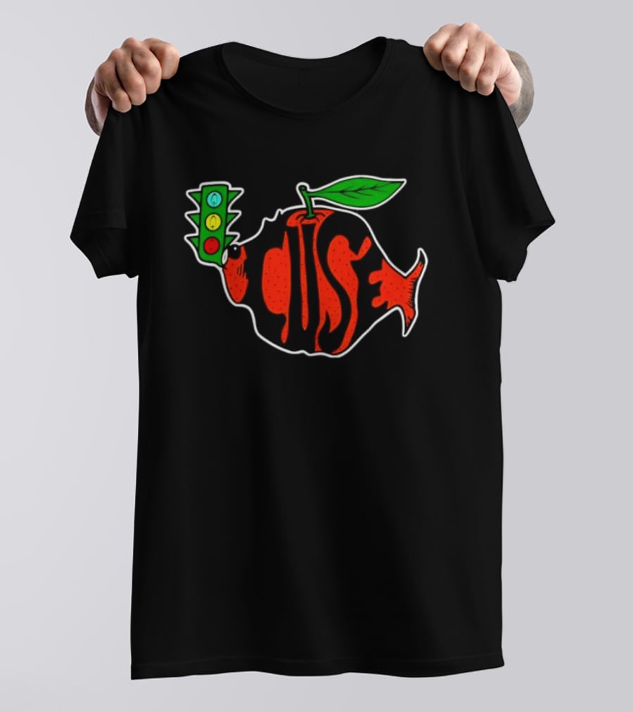 Phish Orange Fruit Shaped Fish Traffic Light Concert T-Shirt