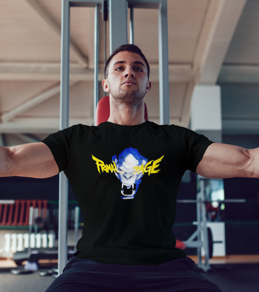 Primal Rage Roaring Gorilla Fierce Expression T-Shirt