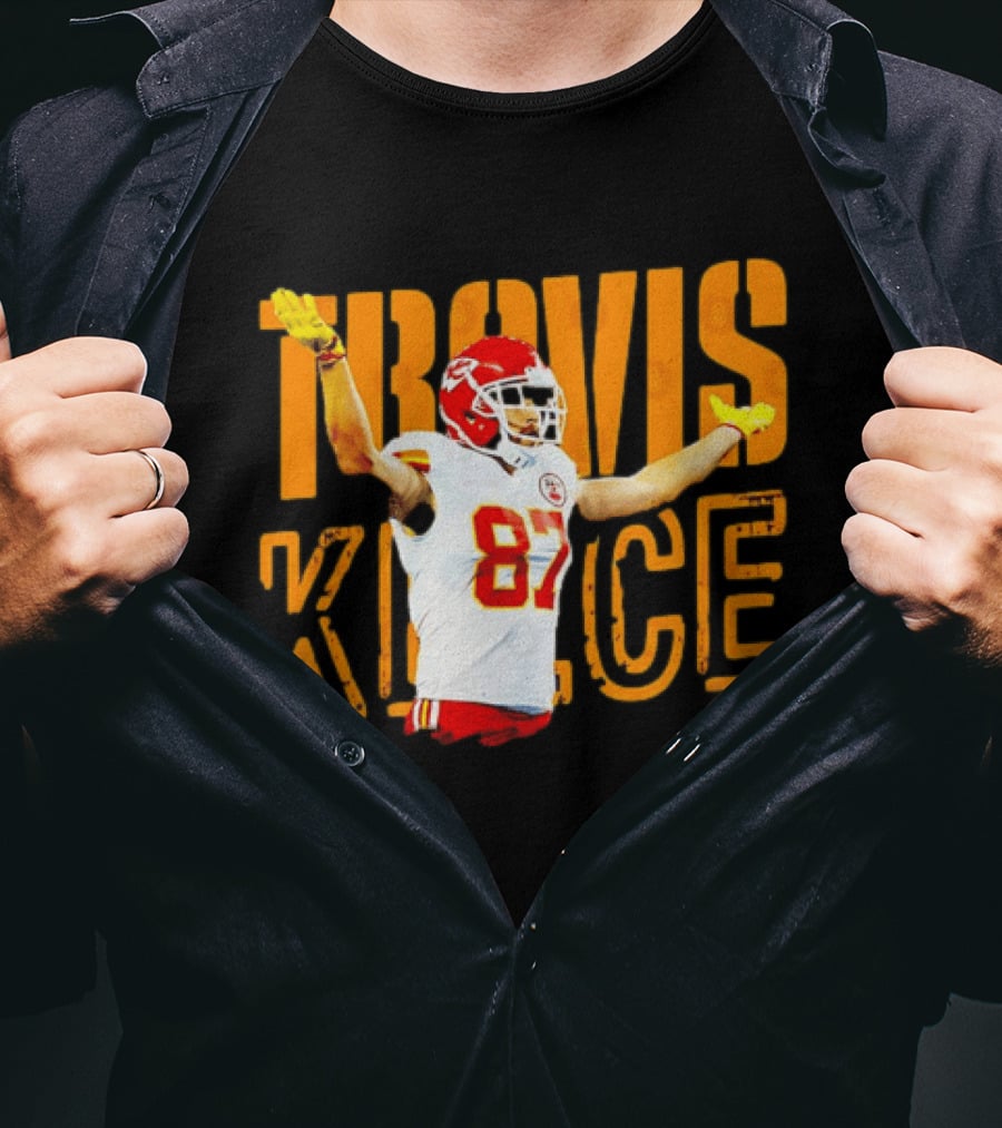 Travis Kelce 87 Kansas City Chiefs Football T-Shirt