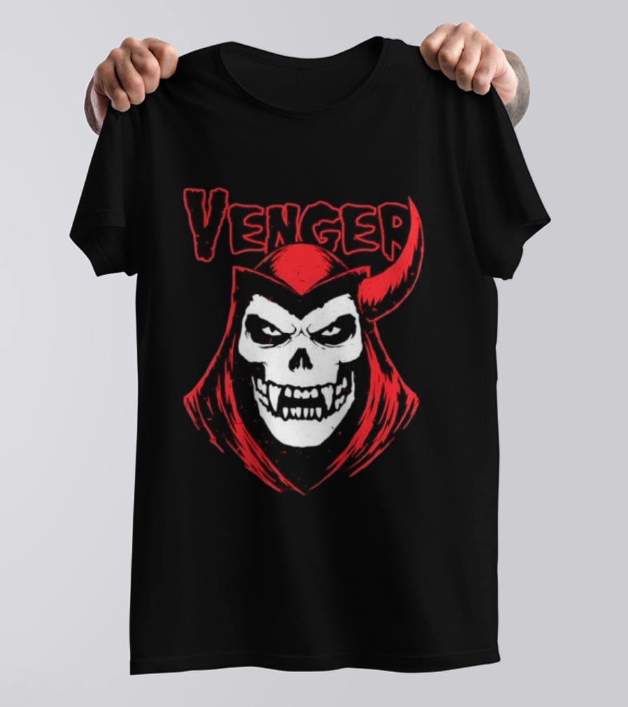 Venger Dungeons And Dragons Evil Villain Skull T-Shirt