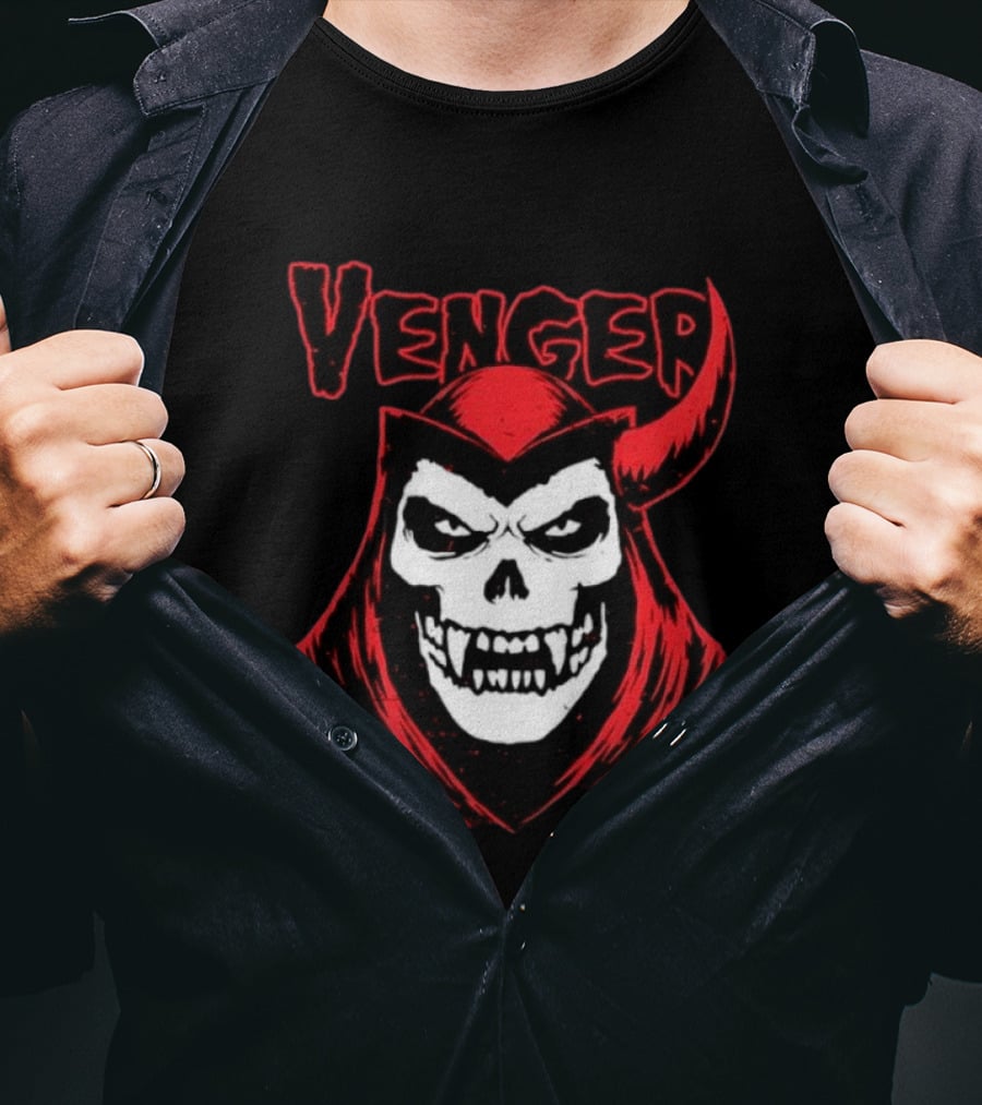 Venger Dungeons And Dragons Evil Villain Skull T-Shirt