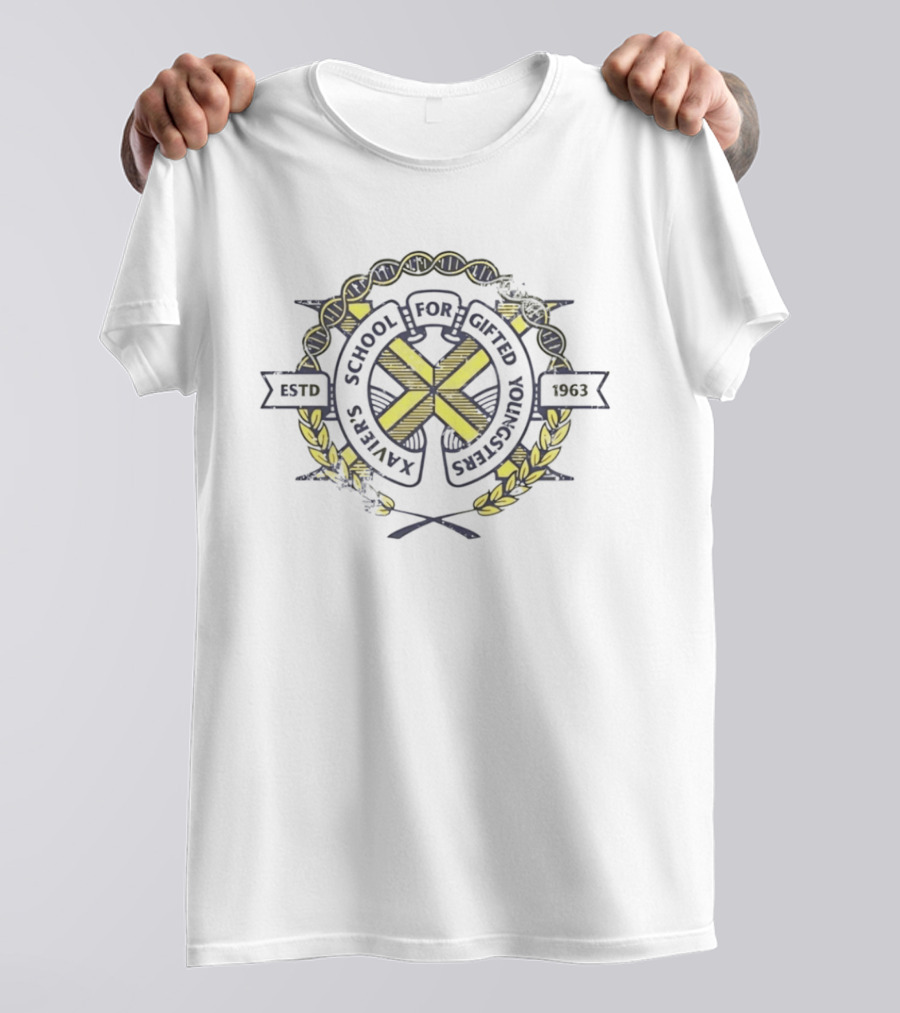 Xavier's School For Gifted Youngsters Estd 1963 Distressed T-Shirt