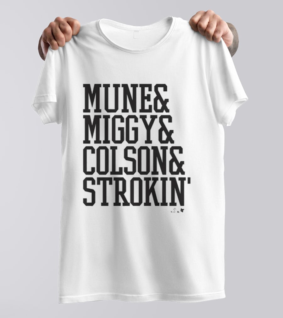Munetaka Murakami Miguel Vargas Colson Montgomery Mune Miggy Strokin T-Shirt