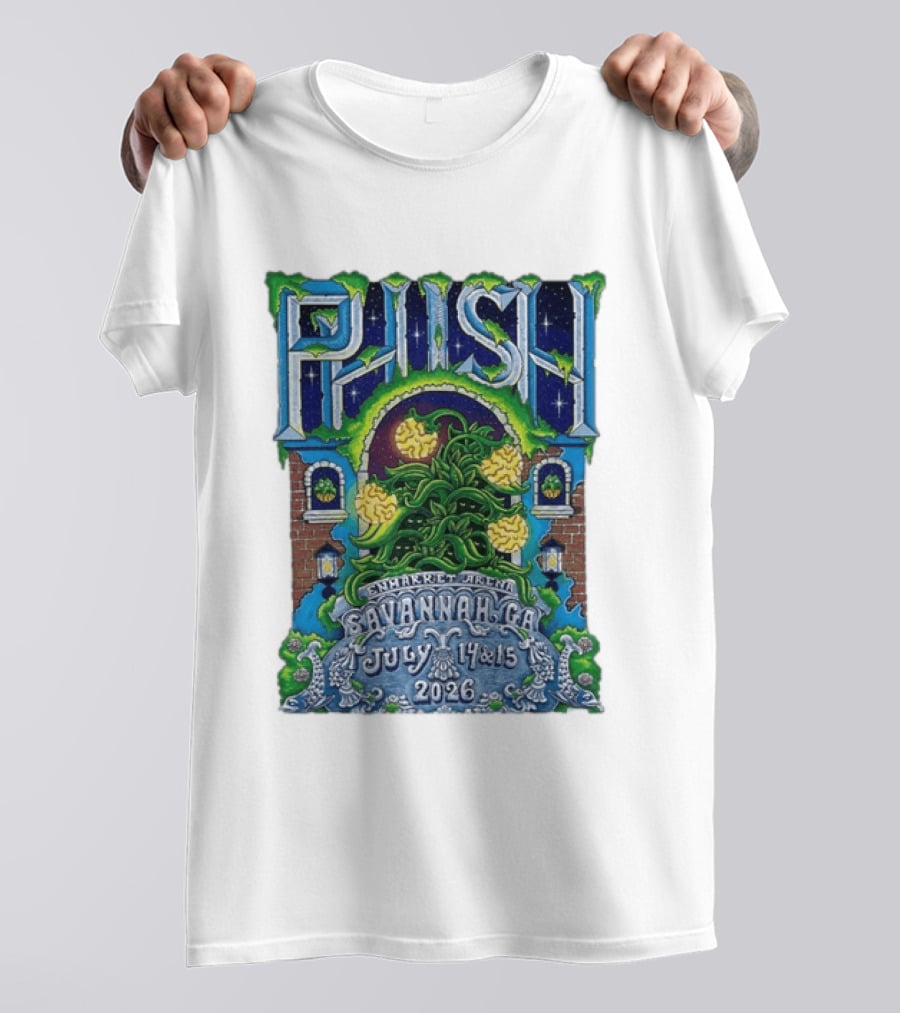 Phish Enmarket Arena Savannah Georgia July 14 15 2026 T-Shirt