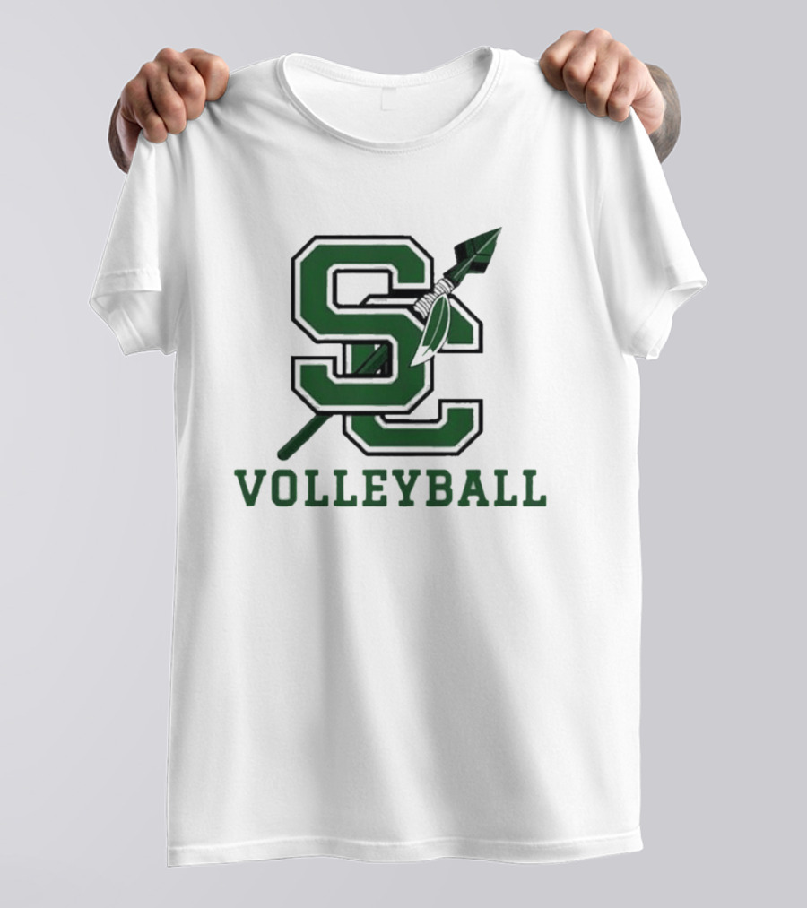 SC Volleyball Spear And Feather T-Shirt