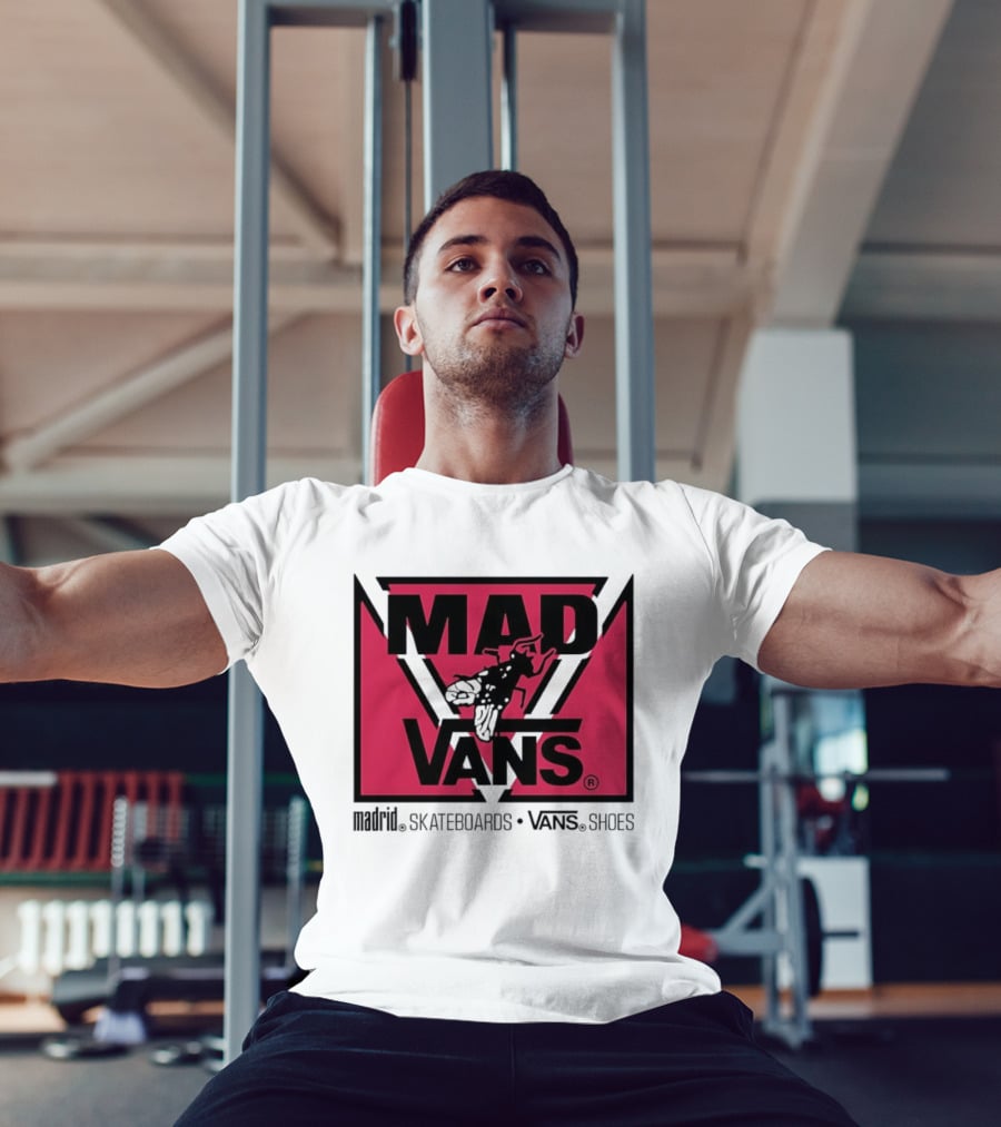MAD Vans Madrid Skateboards Vans Shoes T-Shirt