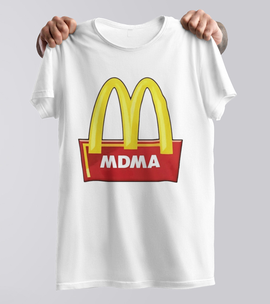 MDMA McDonald's Parody Golden Arches T-Shirt