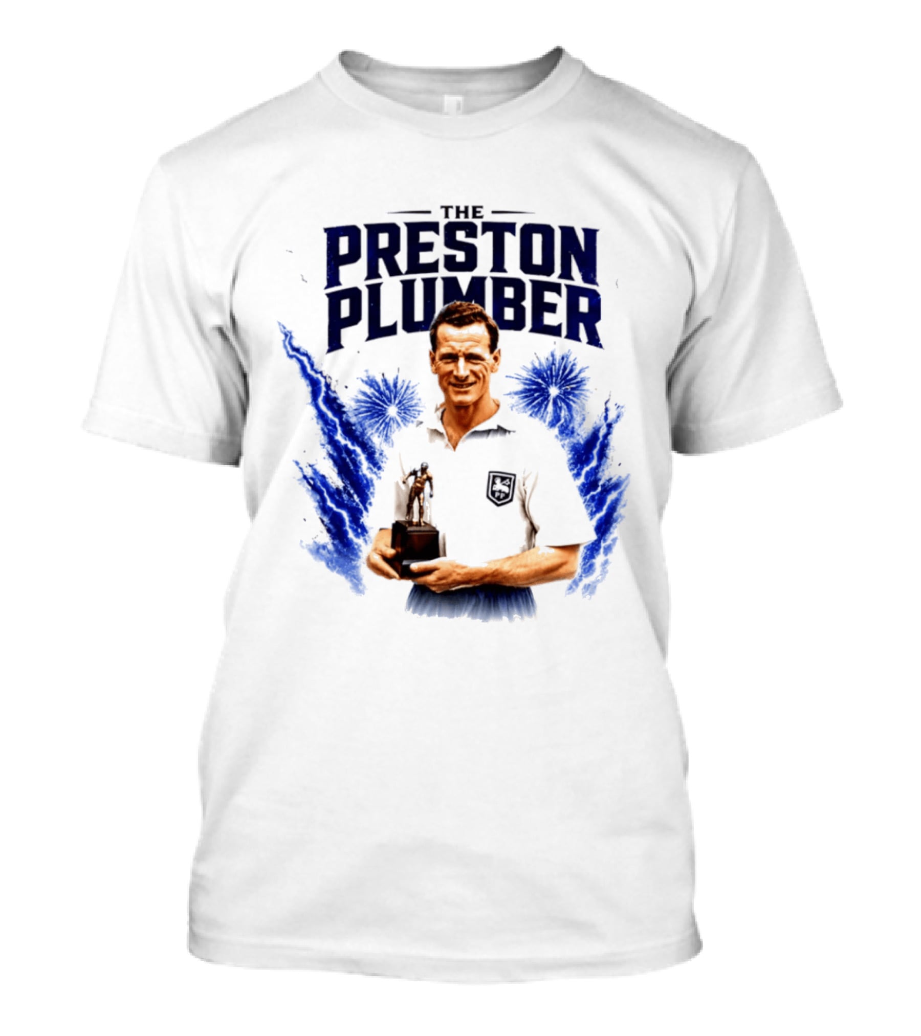 The Preston Plumber Tom Finney Football Legend T-Shirt