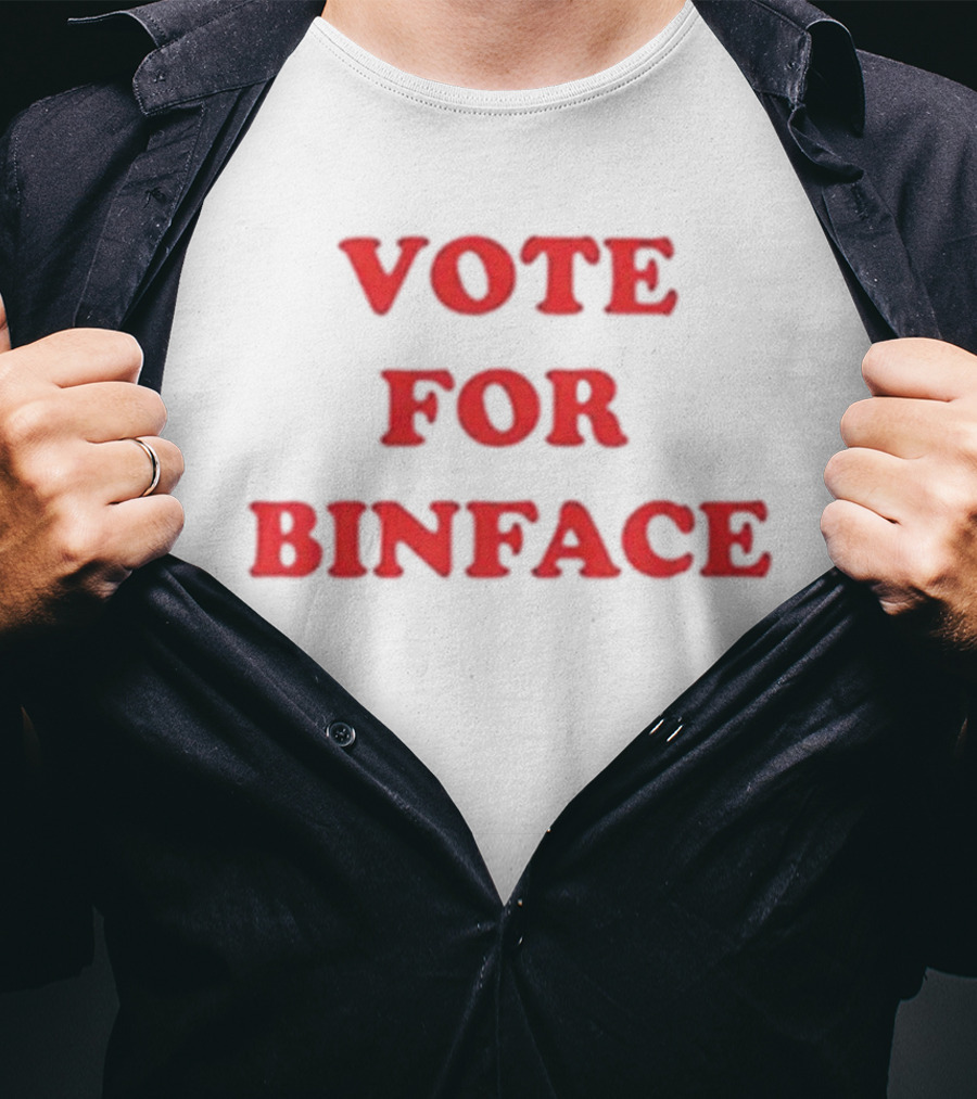 Vote For Binface Ringer Napoleon Dynamite Nigel Farage T-Shirt
