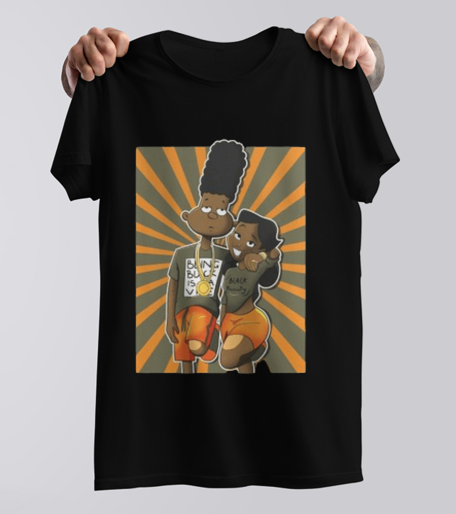 Black Beauty A Different Love Olive Green And Orange Jordan 5S Matching Sneaker T-Shirt
