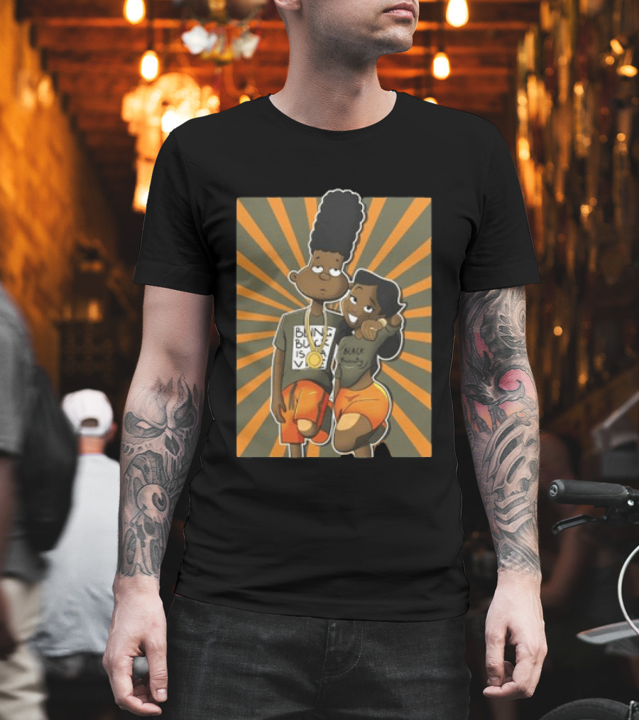 Black Beauty A Different Love Olive Green And Orange Jordan 5S Matching Sneaker T-Shirt