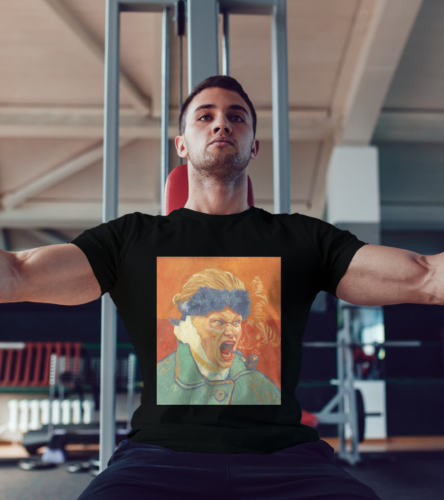 Erling Haaland Van Gogh Pipe Smoking T-Shirt