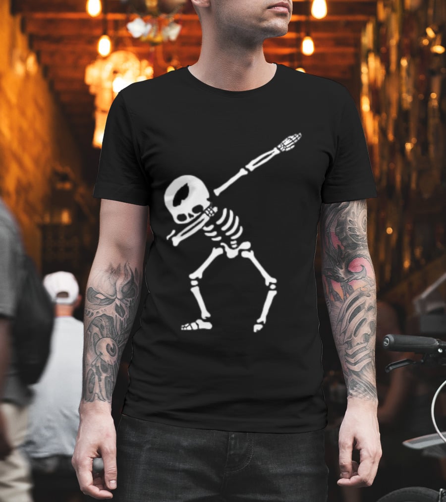 Philadelphia Eagles Dabbing Skeleton T-Shirt