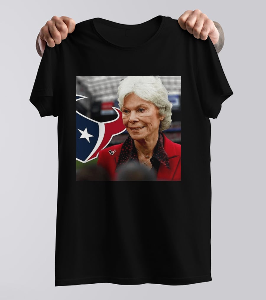 Houston Texans Co Founder Janice McNair Legacy Honored T-Shirt