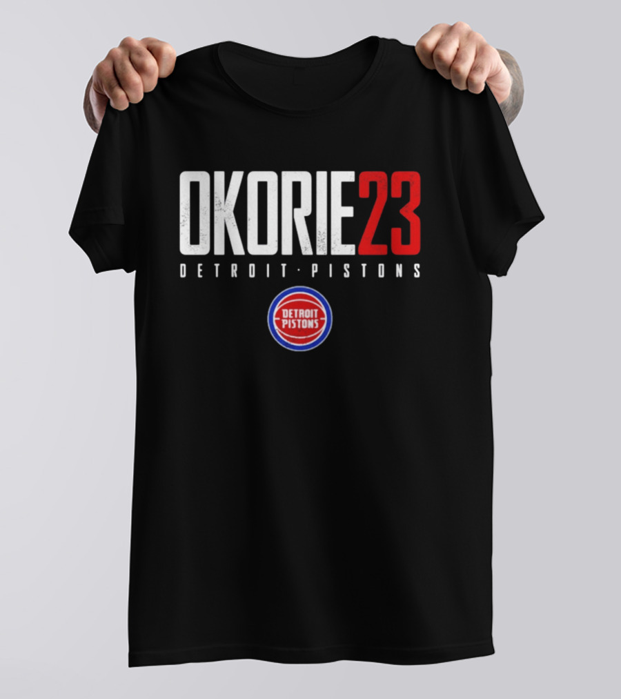 Okorie 23 Detroit Pistons T-Shirt
