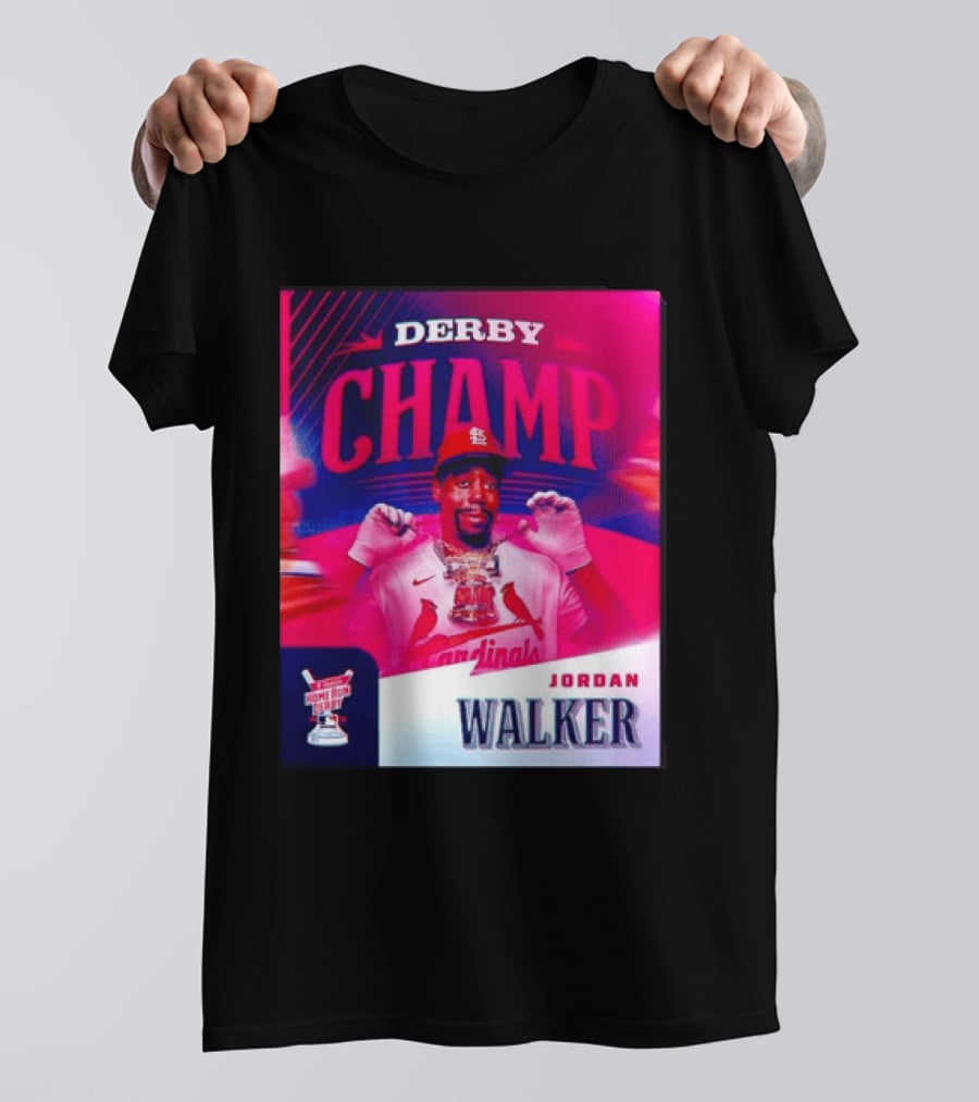 Jordan Walker St Louis Cardinals Home Run Derby Champ 2026 T-Shirt