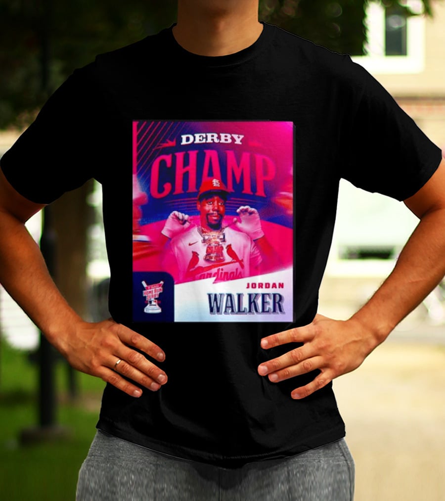 Jordan Walker St Louis Cardinals Home Run Derby Champ 2026 T-Shirt