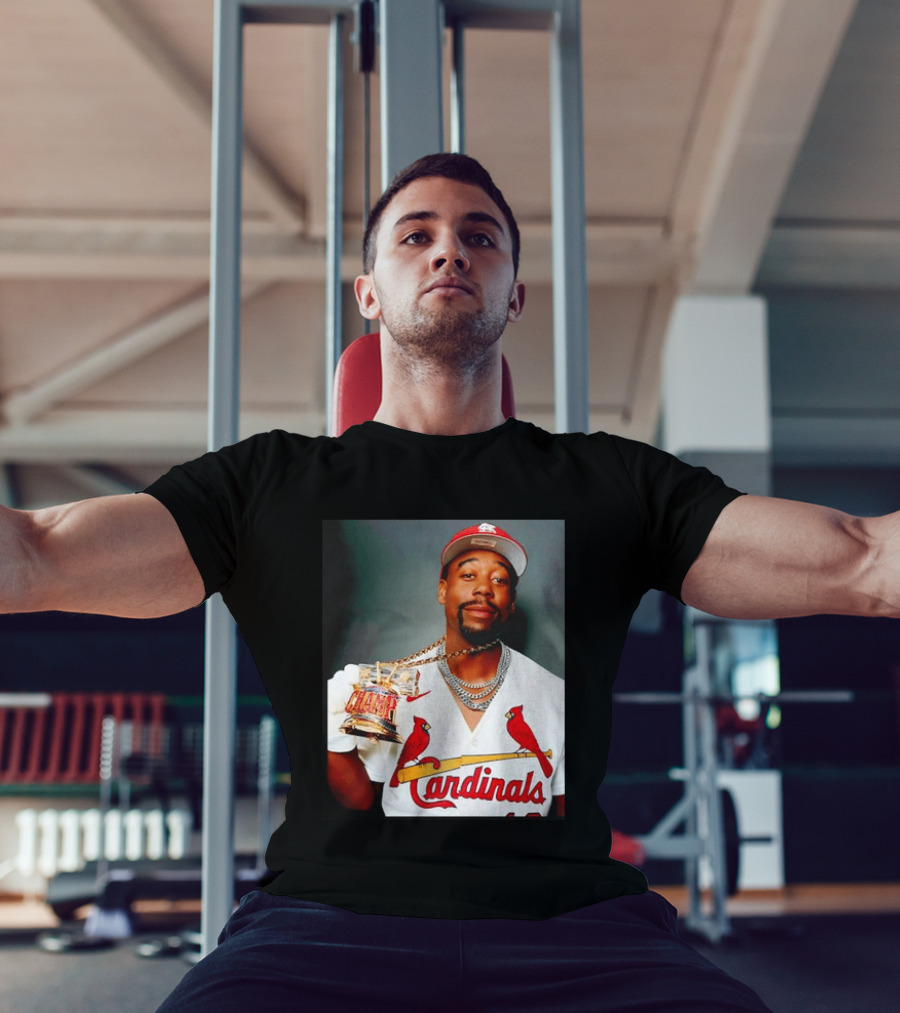 St Louis Cardinals Jordan Walker Champ Trophy Baseball T-Shirt