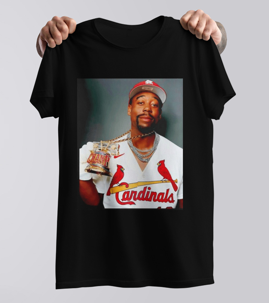 St Louis Cardinals Jordan Walker Champ Trophy Baseball T-Shirt