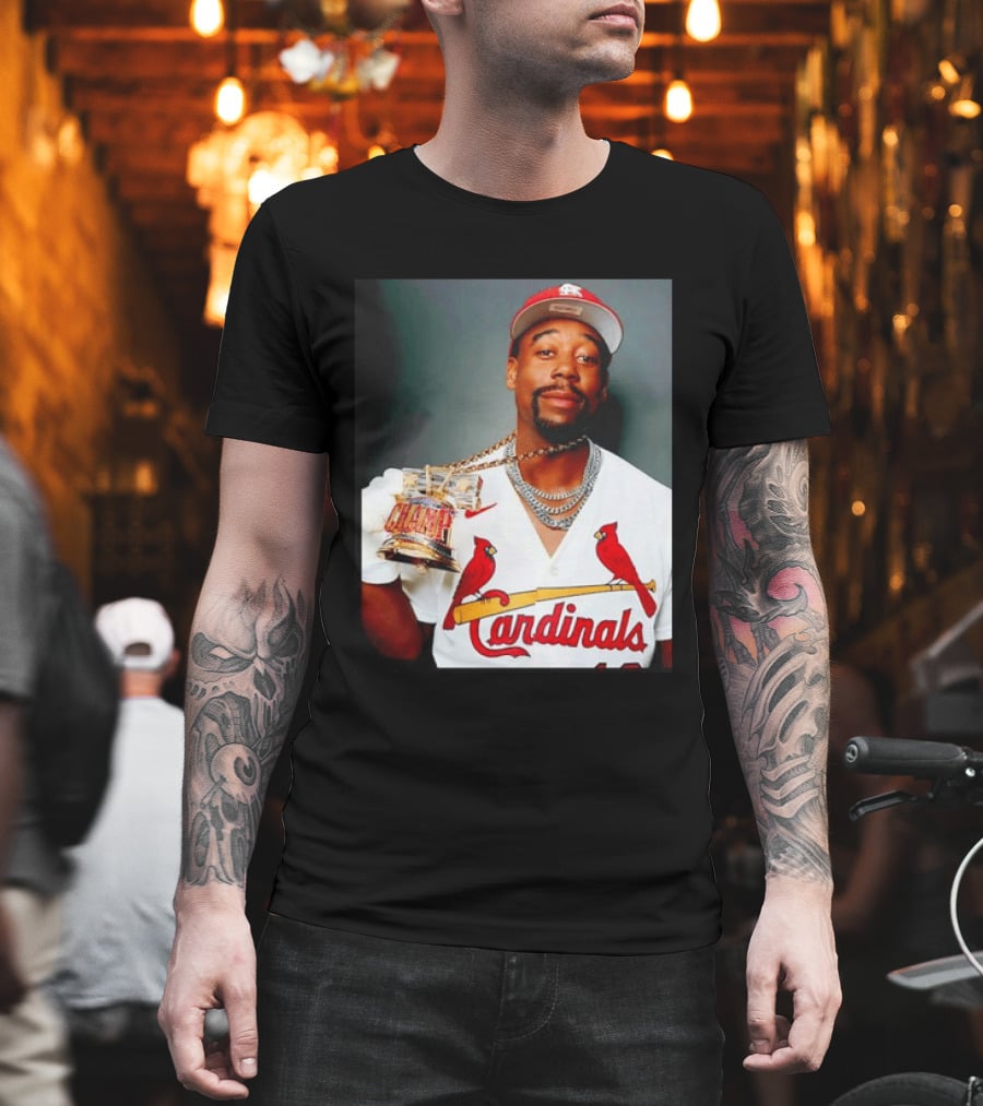 St Louis Cardinals Jordan Walker Champ Trophy Baseball T-Shirt