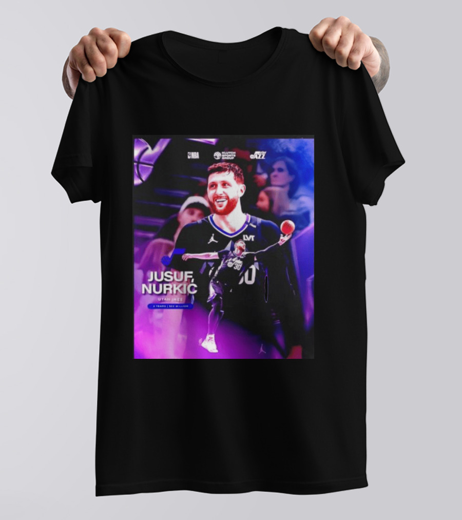 Jusuf Nurkić NBA Utah Jazz Contract 2 Years 22 Million T-Shirt