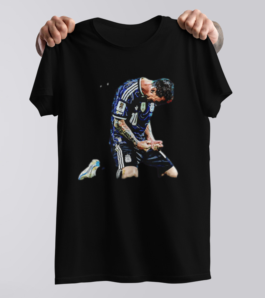 Messi Celebrates Argentina Victory With Passion And Emotion T-Shirt