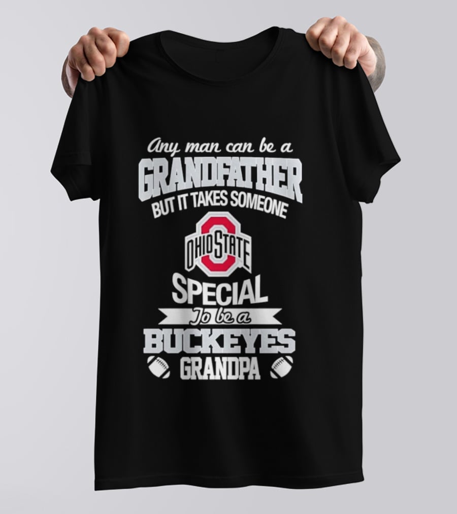 Ohio State Buckeyes Special Grandpa Football Fan T-Shirt