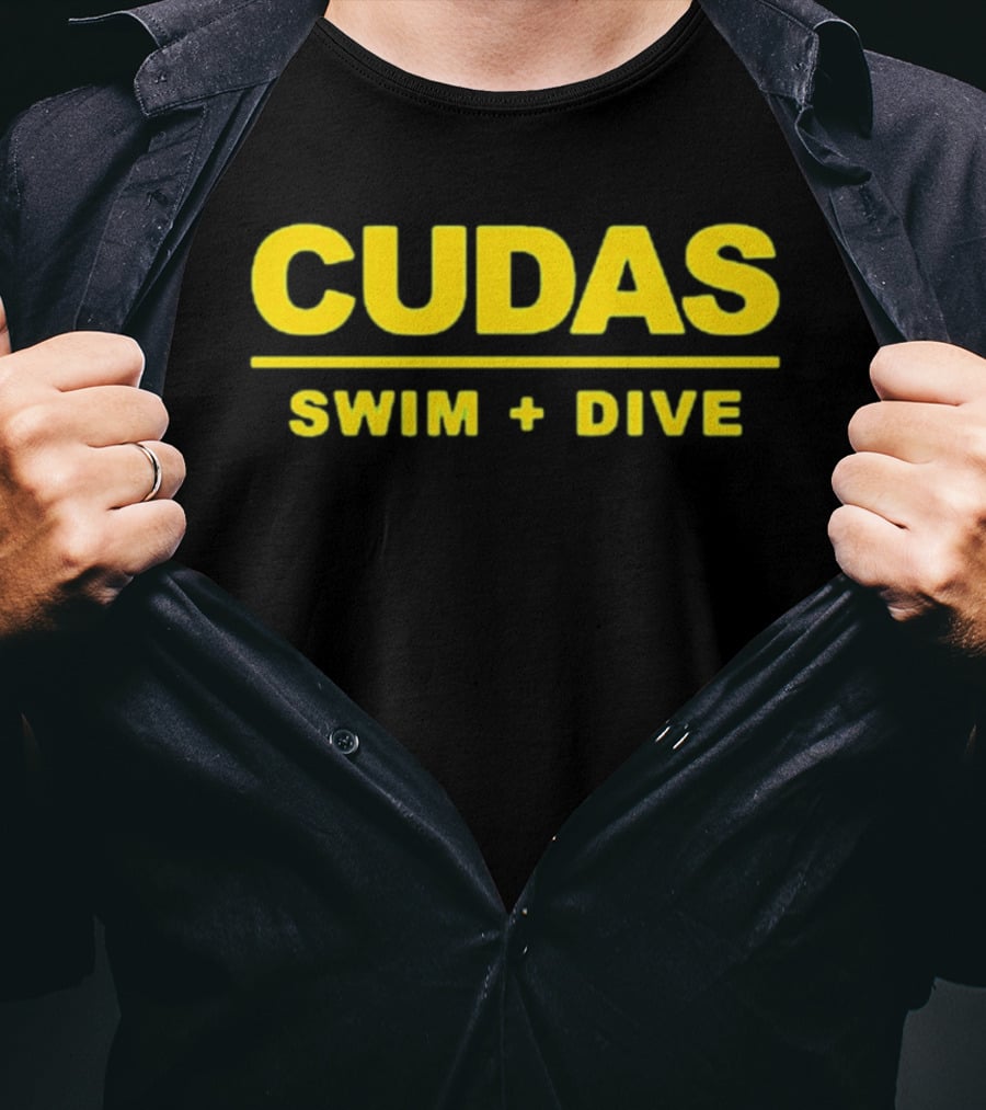 Cudas Swim + Dive Support Your Local Team T-Shirt