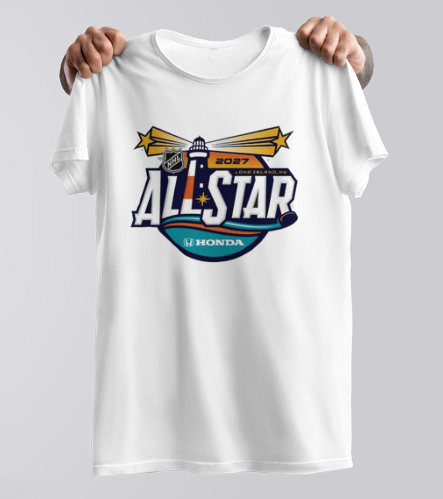 2027 NHL All Star Long Island Honda Lighthouse Stars T-Shirt