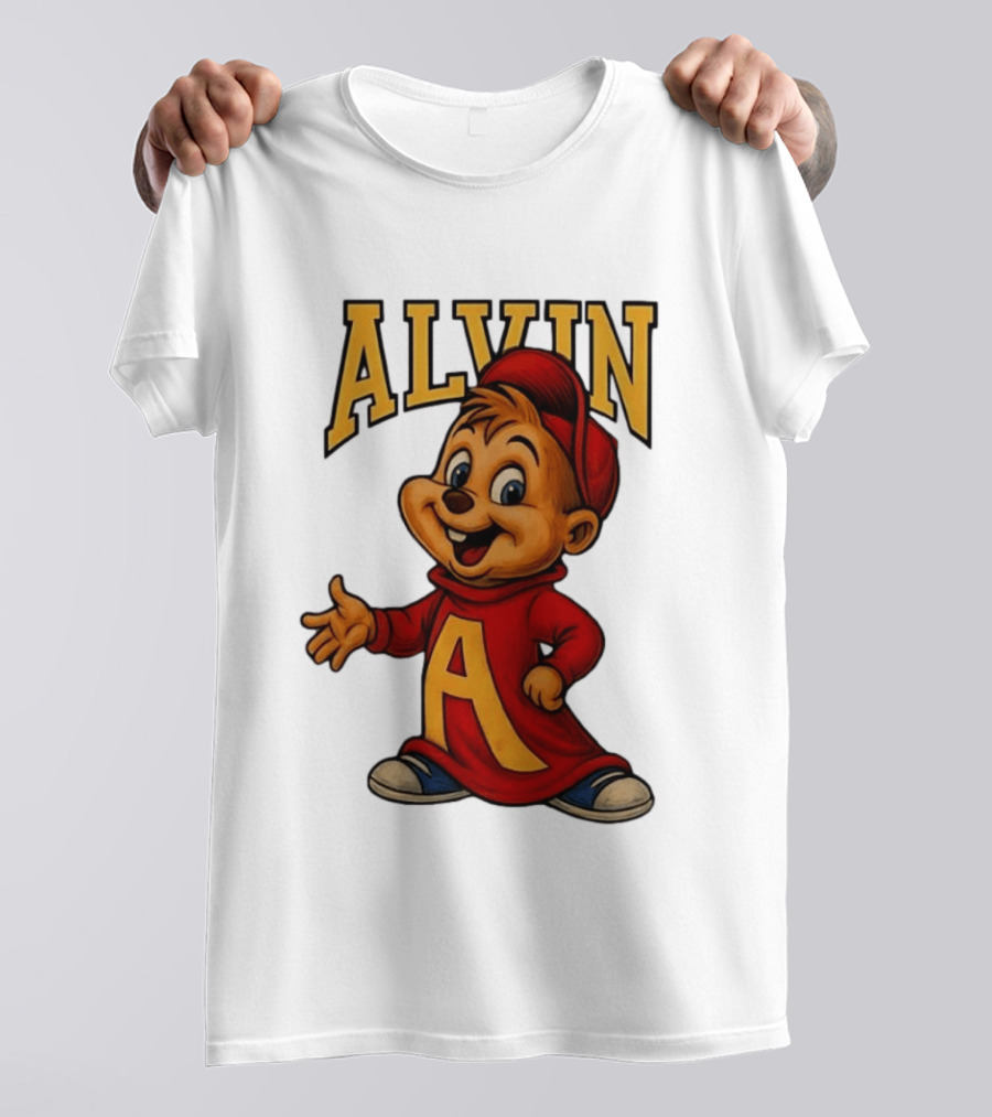 Alvin And The Chipmunks Alvin Character With Standing A T-Shirt