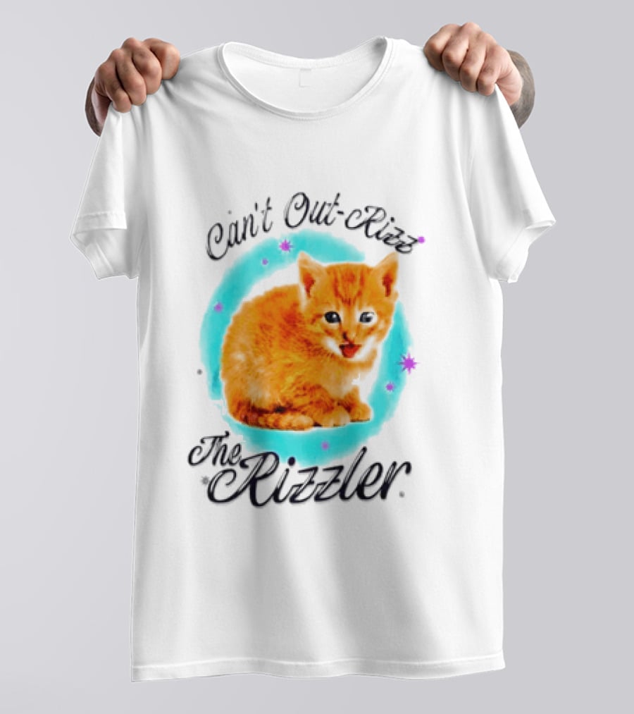 Can't Out Rizz The Rizzler Cat T-Shirt