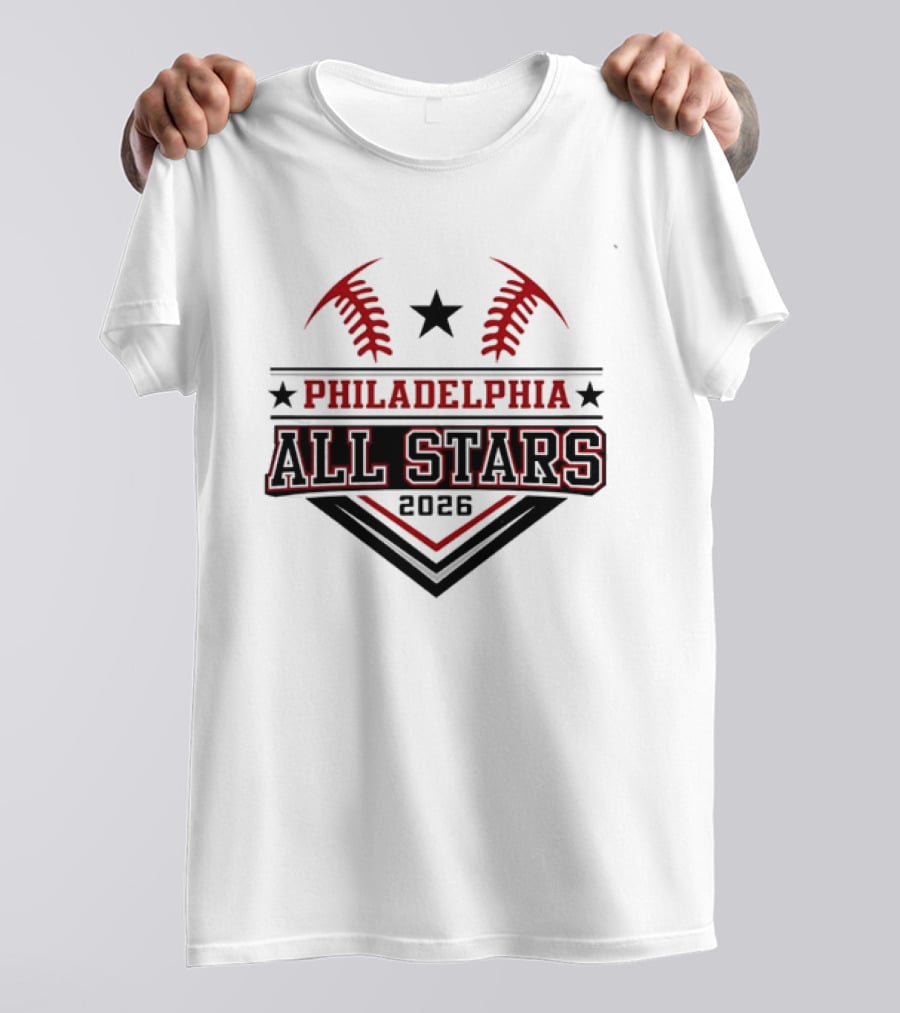Philadelphia All Stars 2026 Baseball Star T-Shirt
