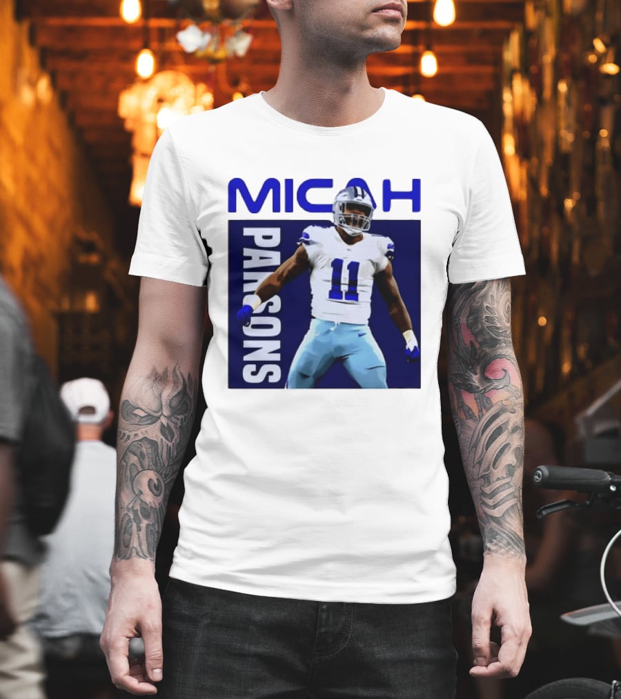 Micah Parsons Dallas Cowboys Number 11 NFL Football Star T-Shirt