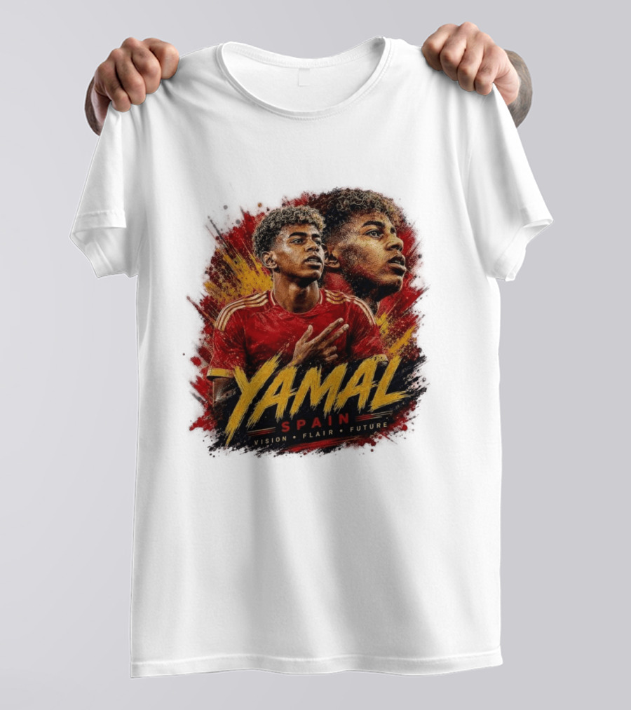 Yamal Spain Vision Flair Future Football T-Shirt