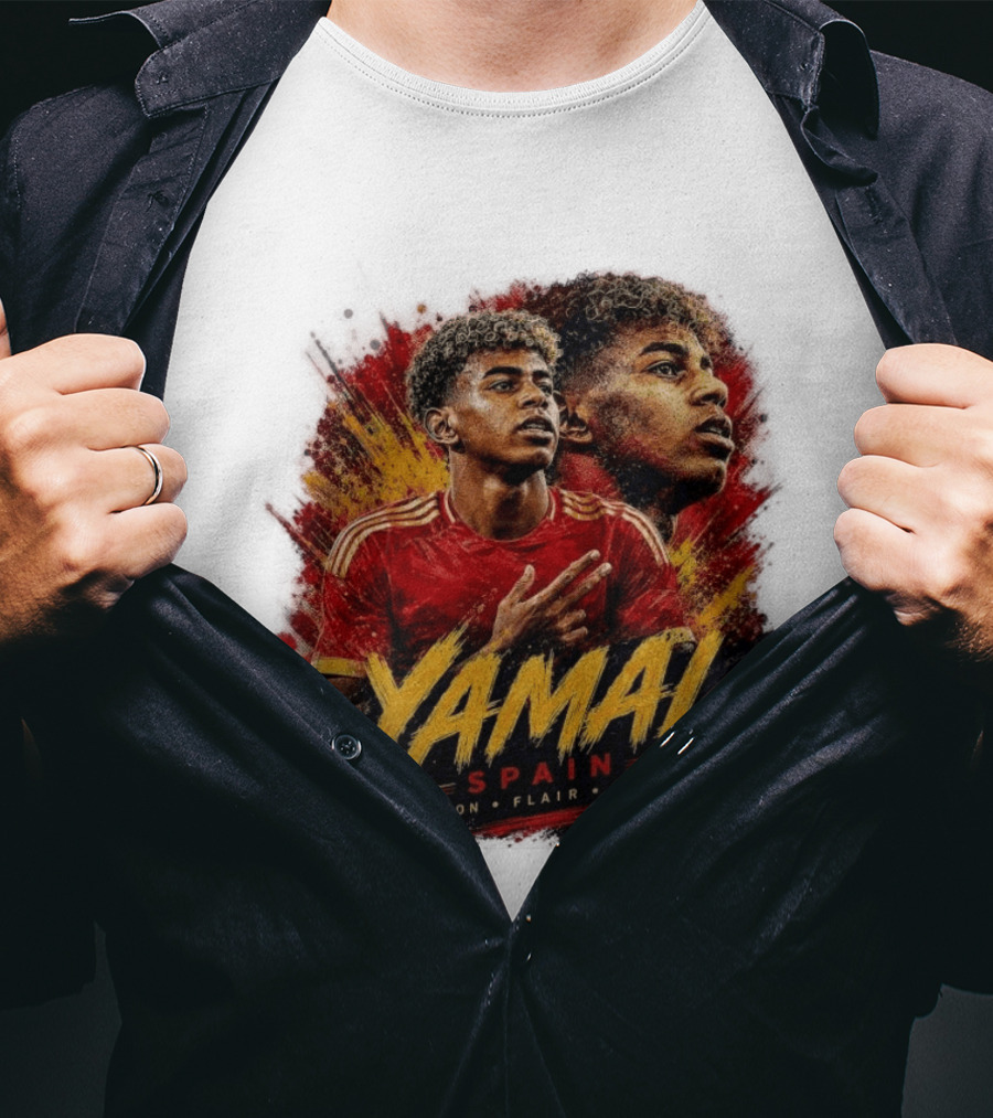 Yamal Spain Vision Flair Future Football T-Shirt