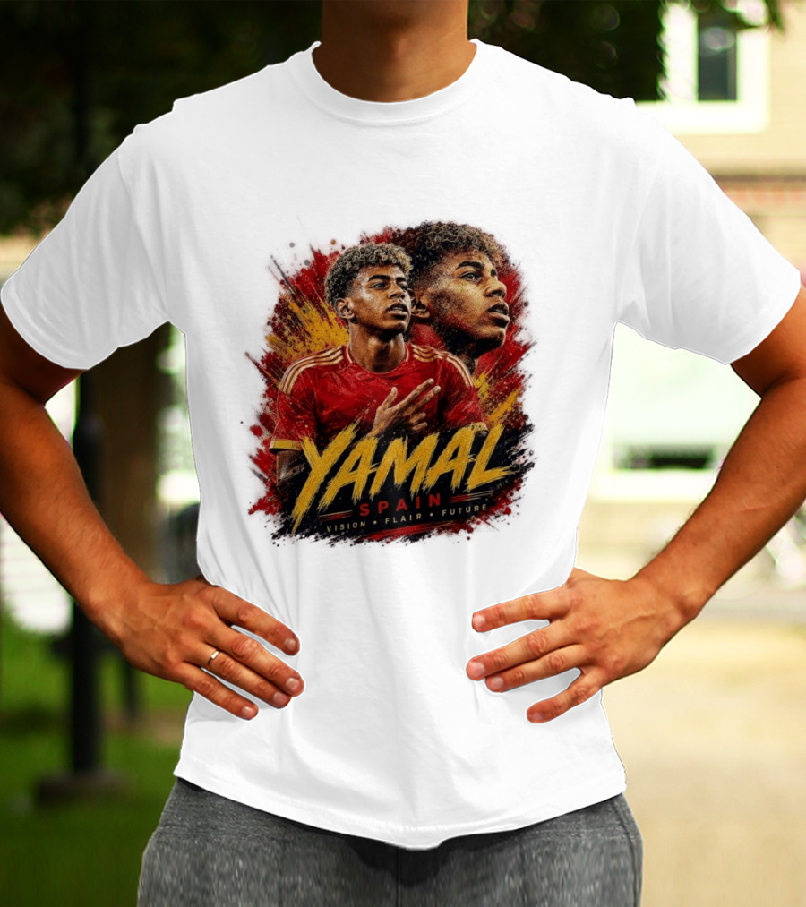 Yamal Spain Vision Flair Future Football T-Shirt