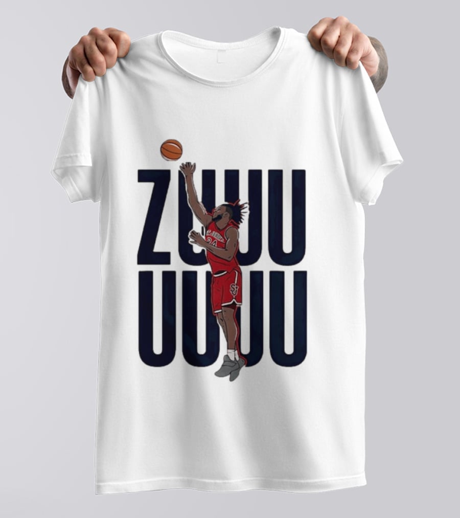 St John's Red Storm Zuby Ejiofor Basketball Caricature T-Shirt