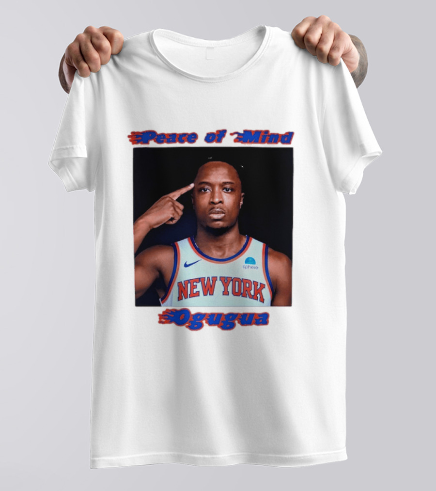 New York Knicks Basketball OG Anunoby Peace Of Mind Ogugua 2026 T-Shirt