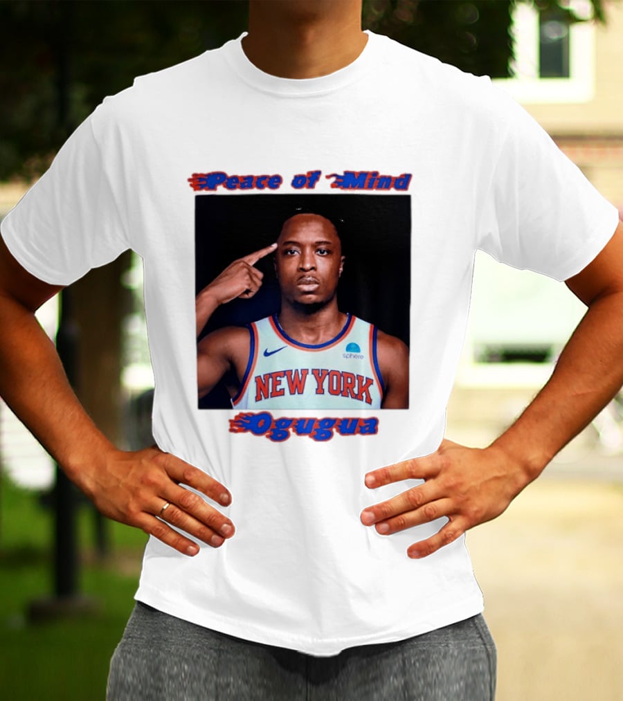 New York Knicks Basketball OG Anunoby Peace Of Mind Ogugua 2026 T-Shirt