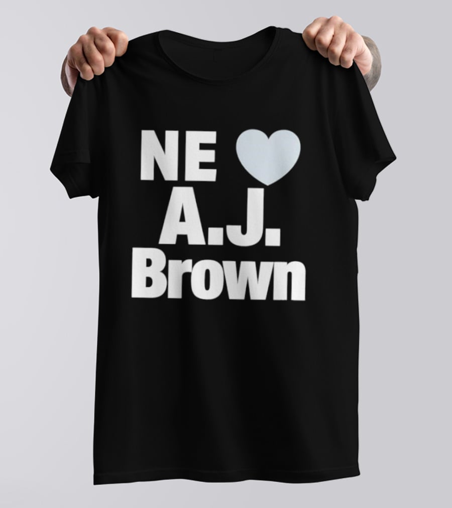 Philadelphia Eagles NE Heart A.J. Brown T-Shirt